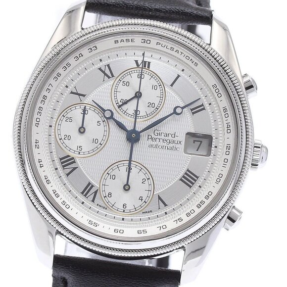 GIRARD PERREGAUX Gold Plated4900 4910 Chronograph Automatic Men's Watch - Picture 8 of 10